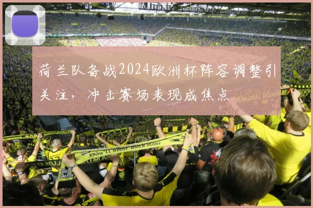 荷兰队备战2024欧洲杯阵容调整引关注,冲击赛场表现成焦点