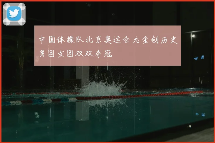 中国体操队北京奥运会九金创历史男团女团双双夺冠